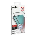 SBS FULL TEMPERED GLASS REALME C65 4G black - Image 3