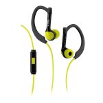 SBS HANDSFREE SPORTS STEREO EARSET 3.5 JACK RUNAWAY green black