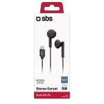 SBS HANDSFREE STEREO EARSET TYPE C CONNECTOR STUDIO MIX 65C black - Image 5