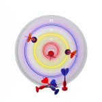 SBS LED DARTBOARD NEON EFFECT SUCTION-CUP DARTS