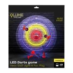 SBS LED DARTBOARD NEON EFFECT SUCTION-CUP DARTS - Image 2