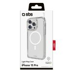 SBS LIGHT MAG IPHONE 15 PRO transparent backcover - Image 2