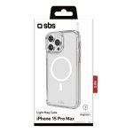 SBS LIGHT MAG IPHONE 15 PRO MAX transparent backcover - Image 2