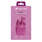 SBS MUSIC HERO WIRELESS EARPHONES TWS NUBOX pink - Image 2