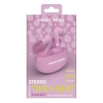 SBS MUSIC HERO WIRELESS EARPHONES TWS X-BEAT pink - Image 2