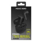 SBS MUSIC HERO WIRELESS EARPHONES TWS NUSOUL black - Image 2