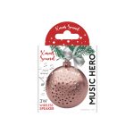 SBS MUSIC HERO CHRISTMAS BALL WIRELESS SPEAKER 3W rose - Image 2