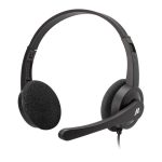 SBS MUSIC HERO WIRED HEADPHONE WITH ADJUSTABLE MIC black