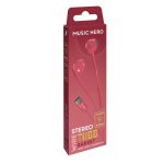 SBS MUSIC HERO HANDSFREE STEREO EARSET TYPE C CONNECTOR TUBB pink - Image 3
