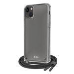 SBS NECKLACE CASE STRAP IPHONE 14 PLUS black backcover