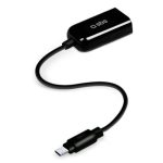 SBS OTG USB TO MICRO USB  ADAPTER WITH CABLE 13cm black