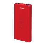 SBS POWERBANK 10000 mAh 2 PORTS 2.1A red
