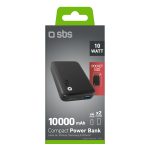 SBS POWERBANK 10000 mAh 10W LED black - Image 2
