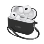SBS SILICONE CASE AIRPODS PRO 2 (1st and 2nd Gen) black - Image 3