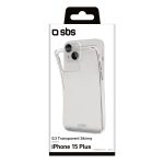 SBS 0.3 SKINNY TPU IPHONE 15 PLUS / 14 PLUS transparent backcover - Image 2