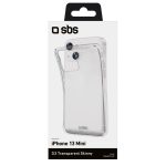 SBS 0.3 SKINNY TPU IPHONE 13 MINI transparent backcover - Image 2