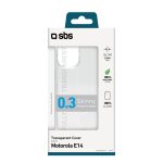 SBS 0.3 SKINNY TPU MOTOROLA MOTO E14 transparent backcover - Image 4