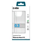 SBS 0.3 SKINNY TPU MOTOROLA MOTO G15 transparent backcover - Image 5