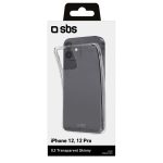 SBS 0.3 SKINNY TPU IPHONE 12 / 12 PRO transparent backcover - Image 5
