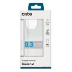 SBS 0.3 SKINNY TPU XIAOMI 14T transparent backcover - Image 2
