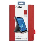 SBS TABLET UNIVERSAL BOOK CASE up to 11' red