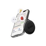 SBS TRACKER COMPATIBLE WITH APPLE FIND MY black