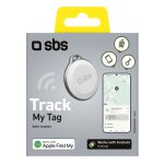 SBS TRACKER COMPATIBLE WITH APPLE FIND MY / ANDROID FIND HUB white - Image 2