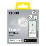 SBS TRACKER COMPATIBLE WITH APPLE FIND MY / ANDROID FING HUB white - Image 3