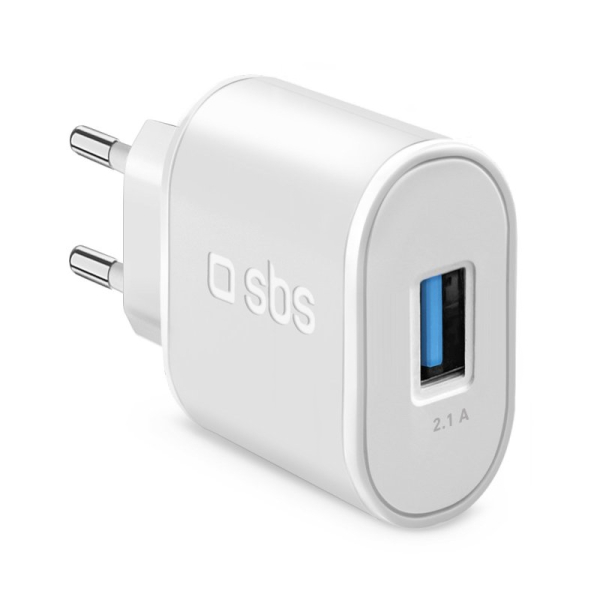 sbstravelc_6310563 SBS TRAVEL CHARGER 10W 2.1A white - Image 1