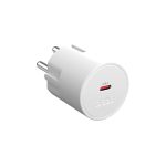 SBS TRAVEL CHARGER SCHUKO TYPE C PD 20W white