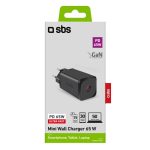 SBS TRAVEL CHARGER PD 65W GaN black - Image 2