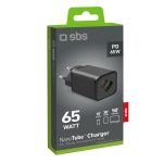SBS TRAVEL CHARGER PD 65W GaN 2X PORTS black - Image 2
