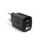 SBS TRAVEL CHARGER PD 30W GaN LCD black - Image 4