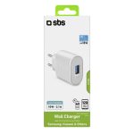 SBS TRAVEL CHARGER 10W 2.1A white - Image 4