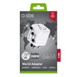 SBS UNIVERSAL ADAPTER  2500W EU/UK/US/AUS PLUGS - Image 5