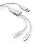 SBS USB Type-C SPLITTER DATA CABLE WITH DUAL USB-C output 60W white - Image 4