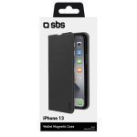 SBS WALLET LITE BOOK CASE IPHONE 13 / 14 black - Image 5