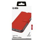 SBS WALLET STAND BOOK IPHONE 14 PRO MAX red - Image 4