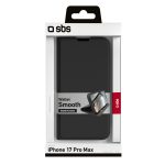 SBS WALLET SMOOTH STAND BOOK IPHONE 17 PRO MAX black - Image 2