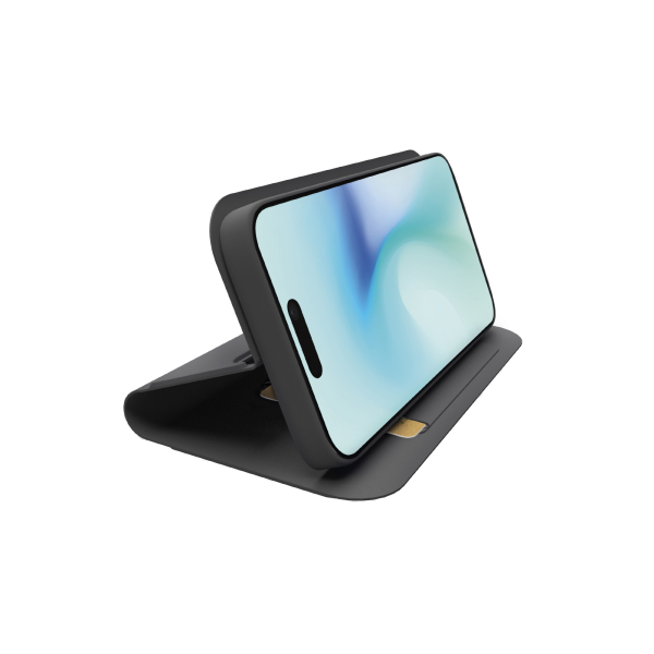 sbswallets_6331272 SBS WALLET SMOOTH STAND BOOK IPHONE 16 PRO black - Image 1