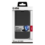 SBS WALLET SMOOTH STAND BOOK IPHONE 16E / 17E black - Image 3