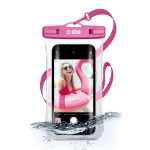 SBS WATERPROOF CASE WITH SELFIE GRIP UNIVERSAL SIZE UP TO 6.8' pink - Image 3