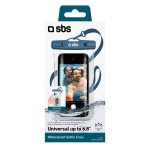 SBS WATERPROOF CASE WITH SELFIE GRIP UNIVERSAL SIZE UP TO 6.8' blue - Image 5