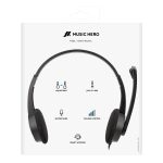 SBS WIRED HEADPHONE TYPE C CONNECTOR WITH MIC black - Image 3