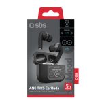 SBS WIRELESS EARPHONES TWS WITH LCD & ANC black - Image 2