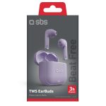 SBS WIRELESS EARPHONES TWS BEAT FREE violet - Image 2