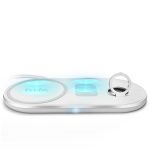 SBS WIRELESS CHARGER QI 3 IN 1 STATION 10W white