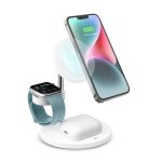 SBS WIRELESS CHARGER QI 3 IN 1 STATION 15W white - Image 3