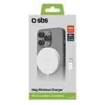 SBS WIRELESS CHARGER MAG FOR ANDROID & IPHONE 15W white - Image 4