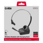 SBS WIRELESS MONO HEADPHONE WITH CHARGING BASE black - Image 4